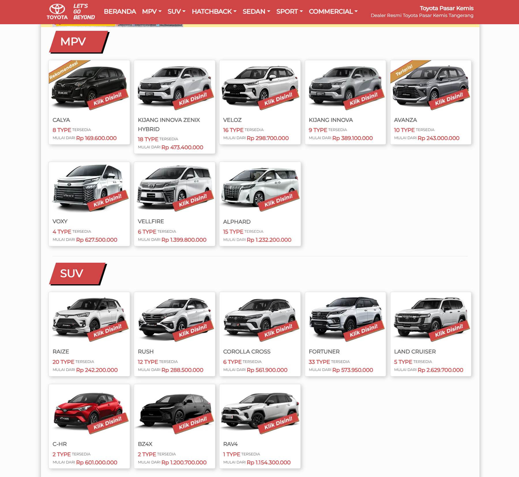 Regularly Updated Listing