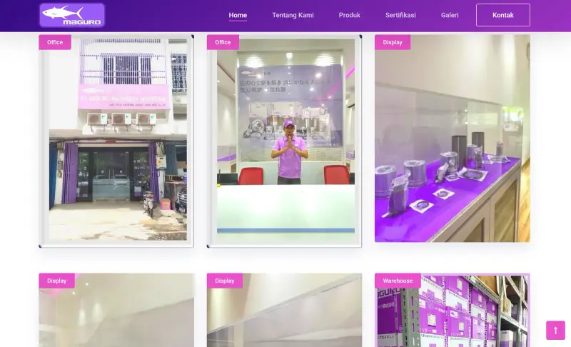 Maguro Machinery Indonesia, screen 2